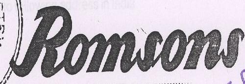 Romsons (device) Device mark 1223695 Trademark