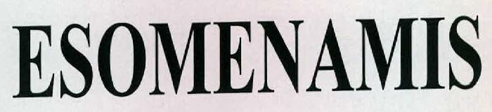 Esomenamis Device mark 2314522 Trademark