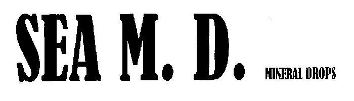 Sea M.d. Mineral Drops (label) Device mark 2435854 Trademark