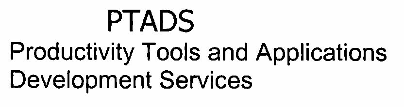 Ptads (label). Device mark 1412126 Trademark
