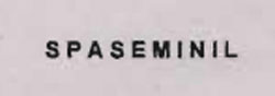 Spaseminil Device mark 1092415 Trademark
