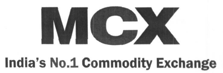 Mcx Indias No.1 Commodity Exchange (label) Device mark 1610149 Trademark