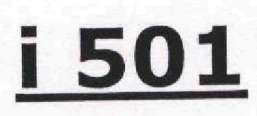 I 501 Device mark 1725664 Trademark