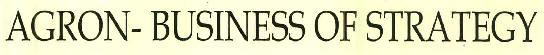 Agron-business Of Strategy Device mark 2751840 Trademark