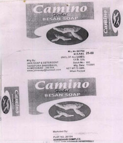 Camino Besan Soap Device mark 1086183 Trademark
