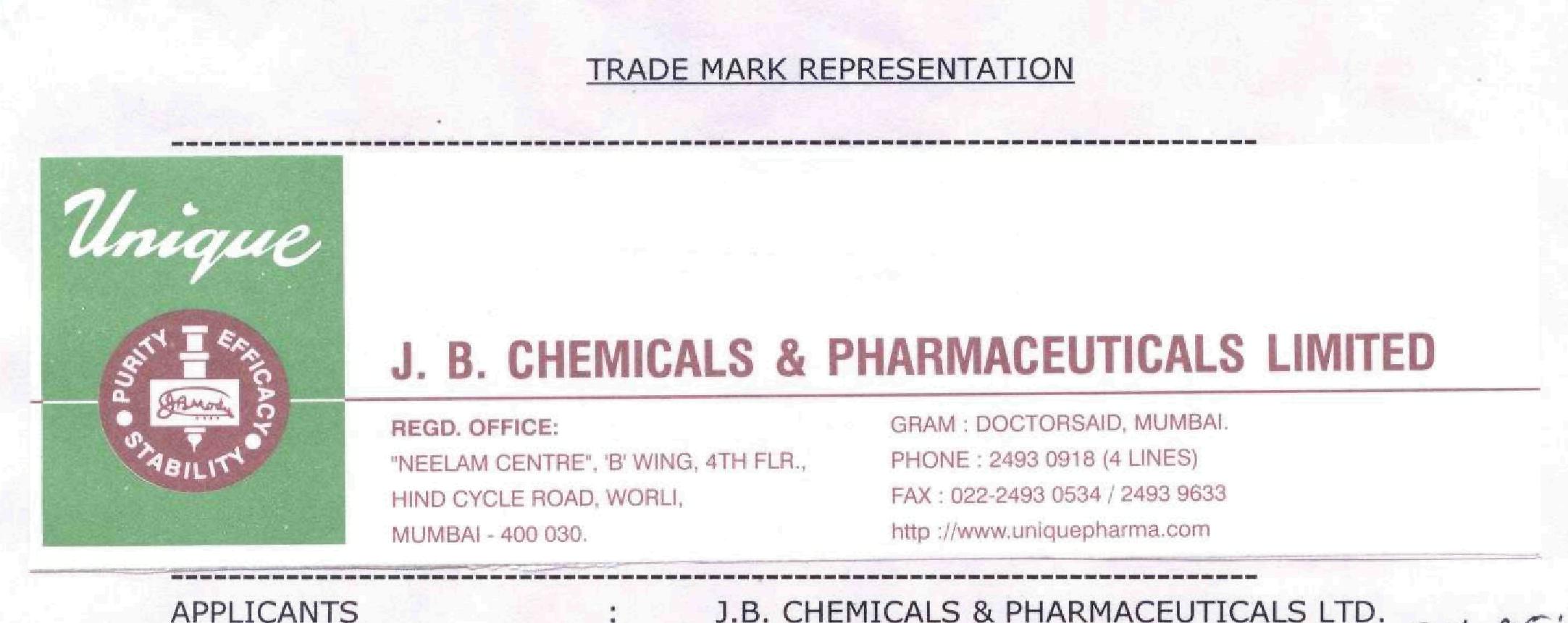 Unique (label) Device mark 1721083 Trademark
