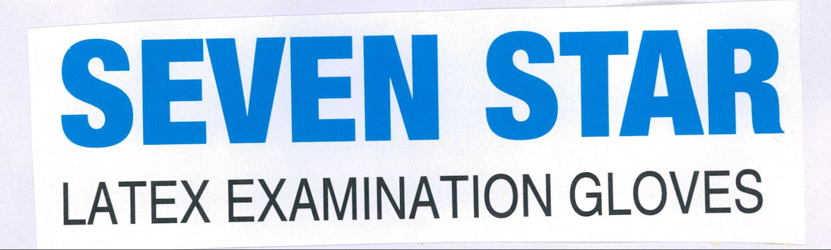 Seven Star Latex Examination Gloves Device mark 2083406 Trademark
