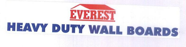 Everest Heavy Duty Wall Boards With Label Device mark 1668530 Trademark