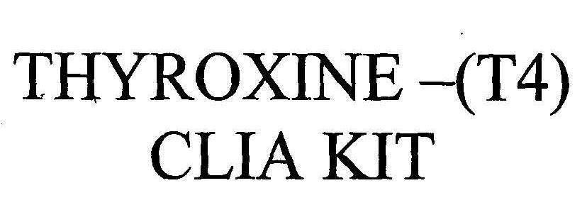 Thyroxine -(t4) Cliakit Device mark 2018780 Trademark