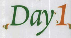 Day 1 (label) Device mark 1500828 Trademark