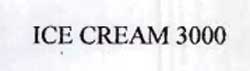 Ice Cream 3000 Device mark 980626 Trademark