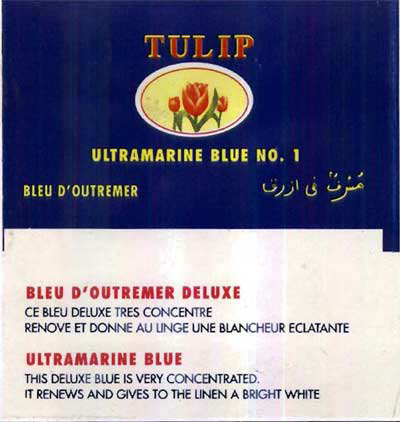 Tulip Ultramarine Blue No. 1 Device mark 1007255 Trademark