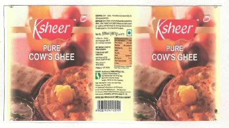 Ksheer (label Device mark 2644223 Trademark