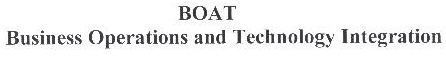 Boat Business Operations And Technology Integration Device mark 1591979 Trademark