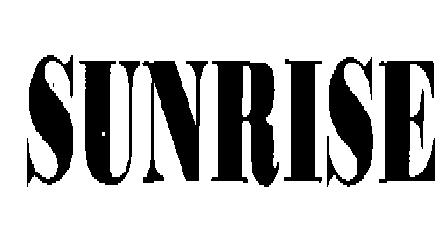 Sunrise (logo) Device mark 2179808 Trademark