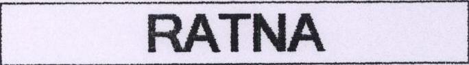 Ratna Device mark 1705752 Trademark