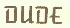 Dude (device) Device mark 2739958 Trademark