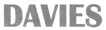 Davies (device) Device mark 2815081 Trademark