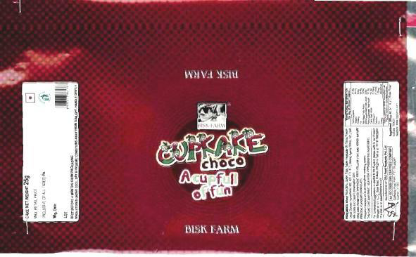 Bisk Farm Cupkake Choco (label) Device mark 2207292 Trademark
