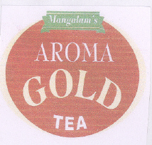 Mangalam's Aroma Gold Tea (label) Device mark 2176123 Trademark