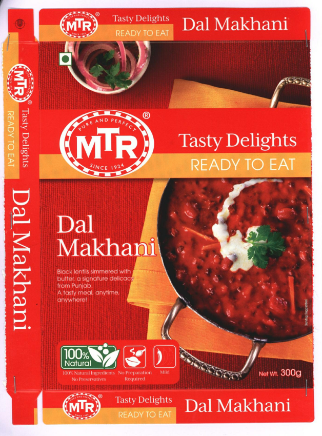 Tasty Delights Mtr Dal Makhani Device mark 2391488 Trademark