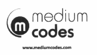 M, Medium Codes Www.mediumcodes.com(circle Containing Letter) Device mark 1443344 Trademark