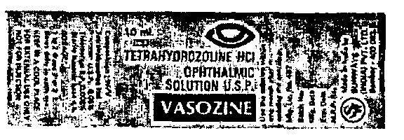 Vasozine (label) Device mark 707897 Trademark