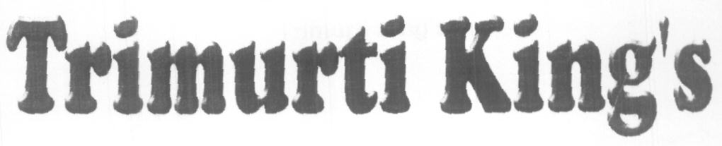 Trimurti King"s (spical Form Of Writing) Device mark 1630619 Trademark