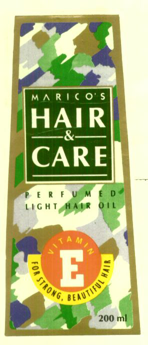 Hair & Care (label) Device mark 769724 Trademark