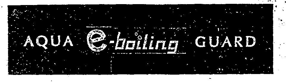 Aqua E-boiling Guard Device mark 1180843 Trademark