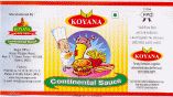 Koyana Continental Sauce (label) Device mark 1511385 Trademark