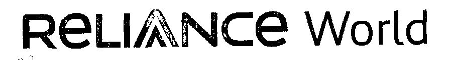 Reliance World (letter Written In Special Form) Device mark 1497774 Trademark