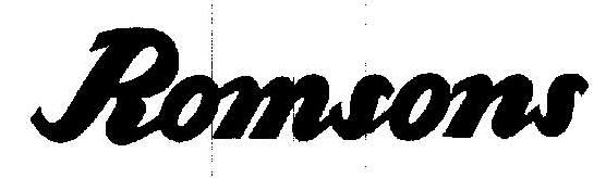 Romsons Device mark 1223712 Trademark
