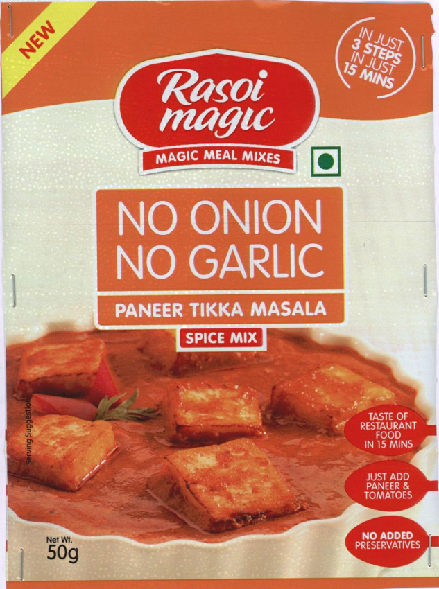 Rasoi Magic Paneer Tikka Masala Device mark 2417693 Trademark