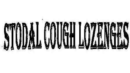 Stodal Cough Lazenges (label) Device mark 2099807 Trademark