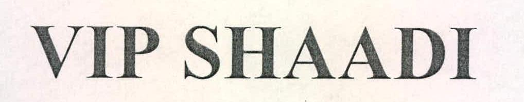 Vip Shaadi Device mark 2220984 Trademark