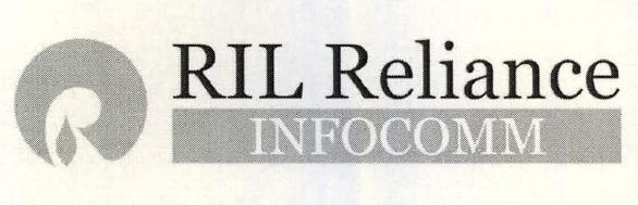 Ril Reliance Infocomm Device mark 2247458 Trademark