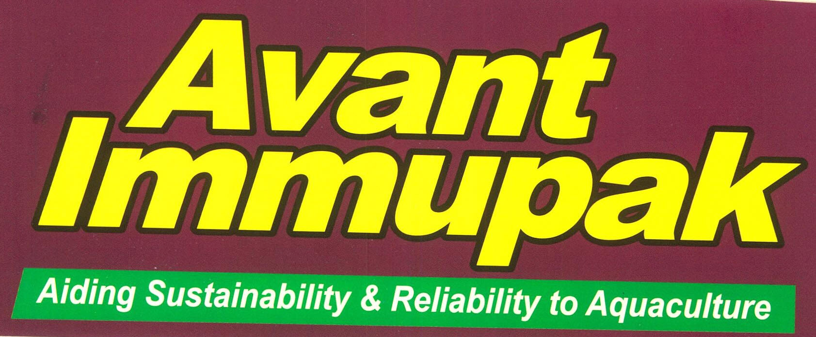 Avant Immupak Aiding Sustainability & Reliability To Aquaculture Device mark 2586553 Trademark