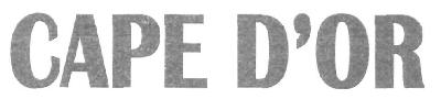 Cape D'or (device) Device mark 2815075 Trademark