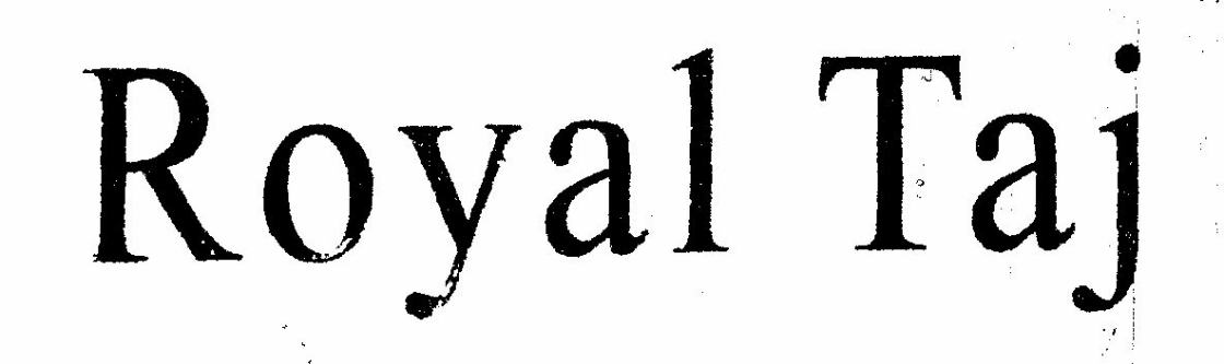 Royal Taj Device mark 1319815 Trademark