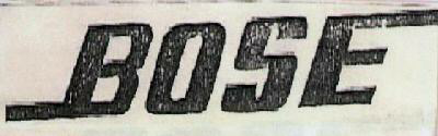 Bose (stylised Font) Device mark 600715 Trademark