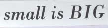 Small Is Big Device mark 1955385 Trademark