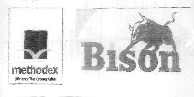 Methodex Bison (label) Device mark 2654903 Trademark