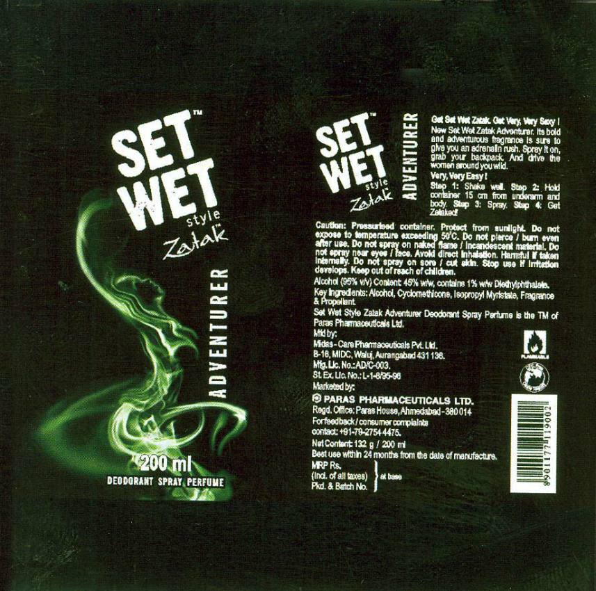 Set Wet Device mark 1765093 Trademark