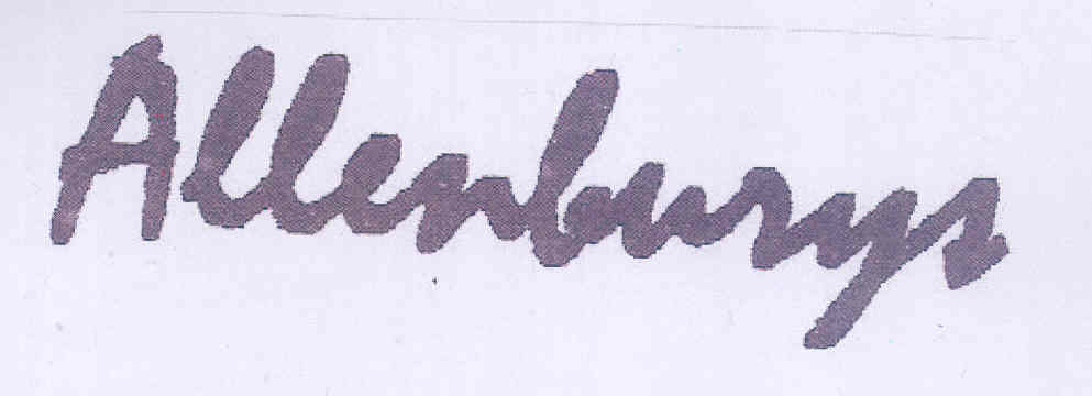 Allenburys (label) Device mark 1753976 Trademark