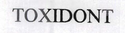 Toxidont Device mark 1097794 Trademark