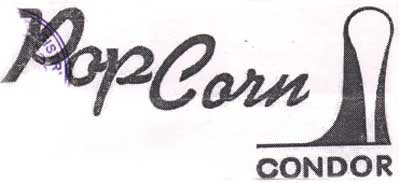 Popcorn Condor (label) Device mark 750729 Trademark