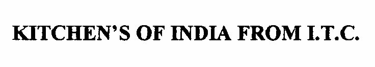 Kitchen's Of India From I.t.c. Device mark 966109 Trademark