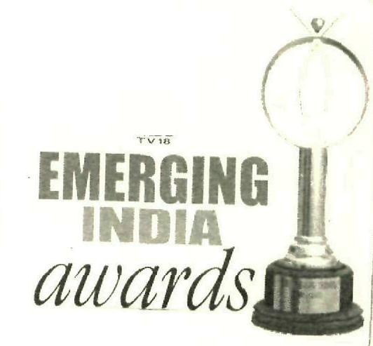 Emerging India Awards (label Of Trophy) Device mark 1573287 Trademark