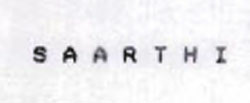 Saarthi Device mark 1030260 Trademark